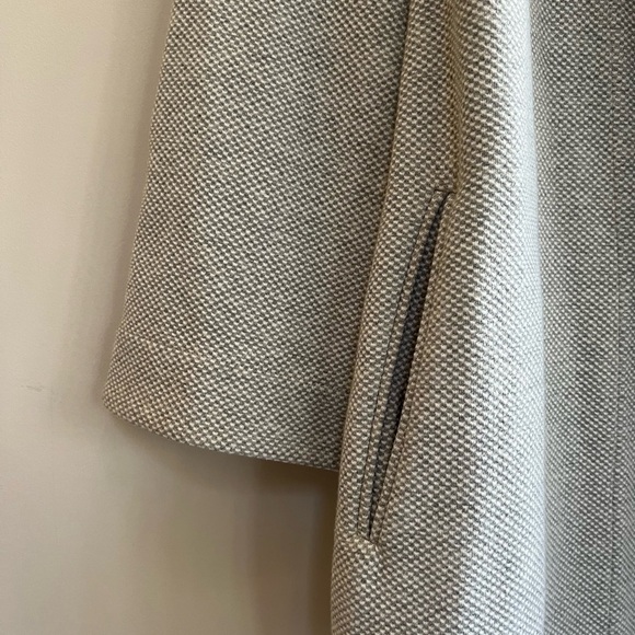 Banana Republic Pique Kit Cardigan Jacket Light Gray, Size L - Picture 7 of 9